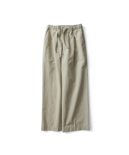 Брюки из хлопка и льна на завязках - Cedar Green