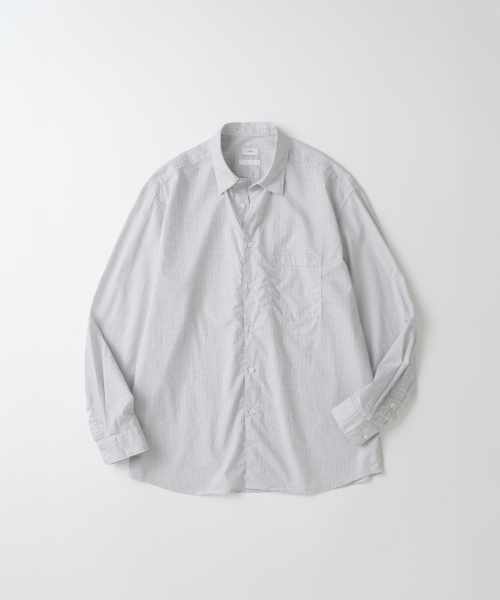 Vintage Regular Collar рубашка (Graph Check)