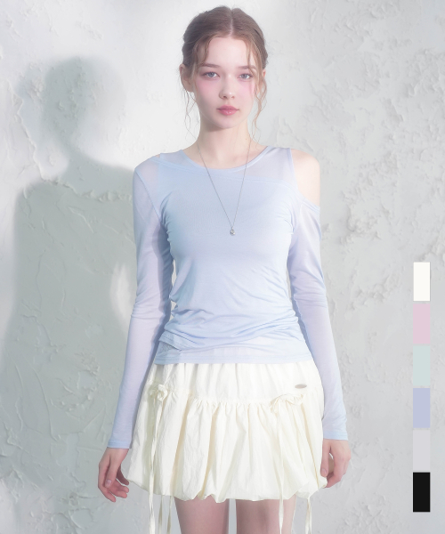 Прозрачный топ без рукавов марел_6Colors