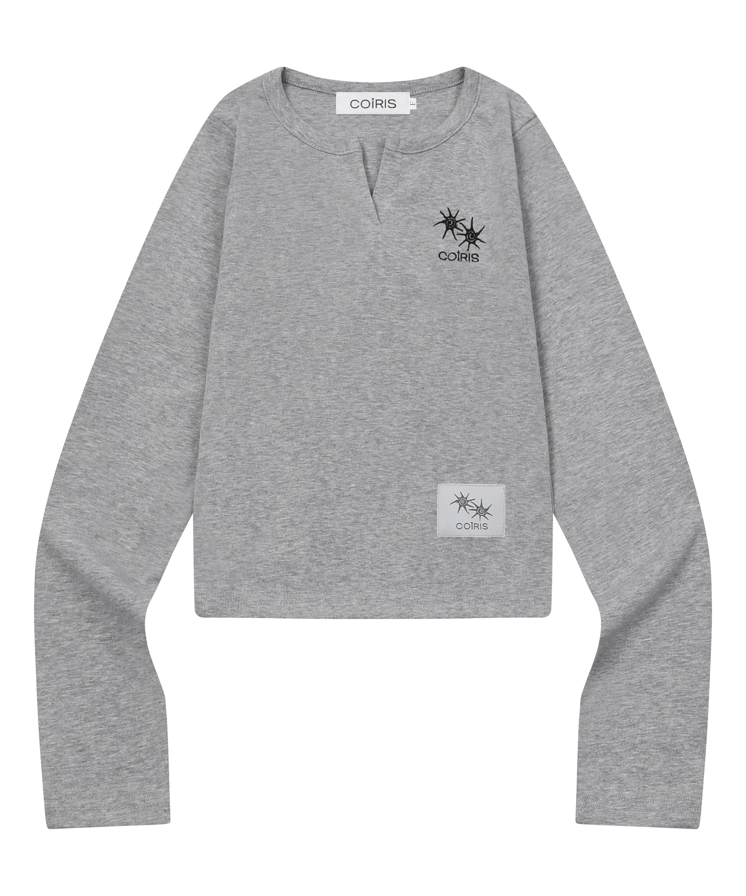RUBEN SLIT V-NECK LONG SLEEVE T (3COLOR)