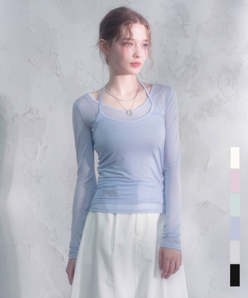 Прозрачная футболка Brin с круглым вырезом, 6 Colors