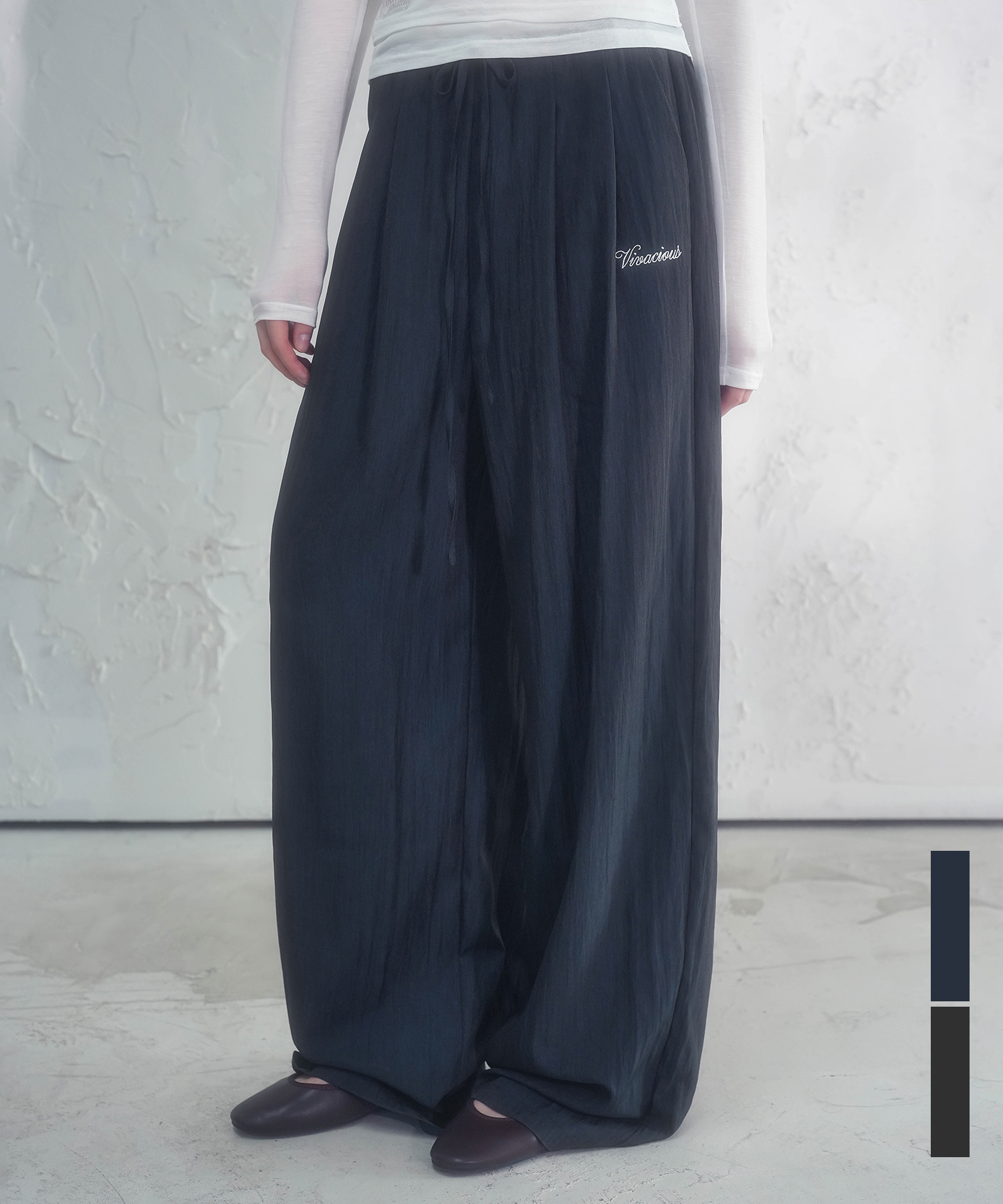 Raffine Frill Layered pants_2Colors