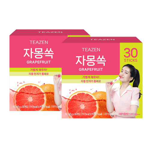 티젠 자몽쏙 30스틱입x2박스
