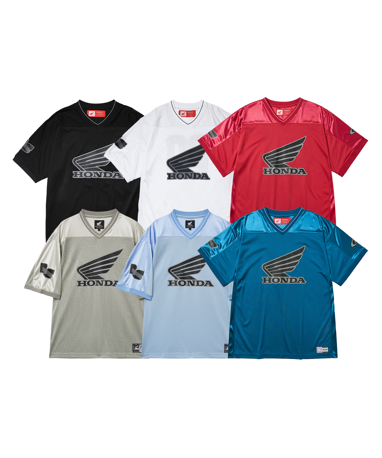 Original Wing logo Mesh T-shirt 6Colors