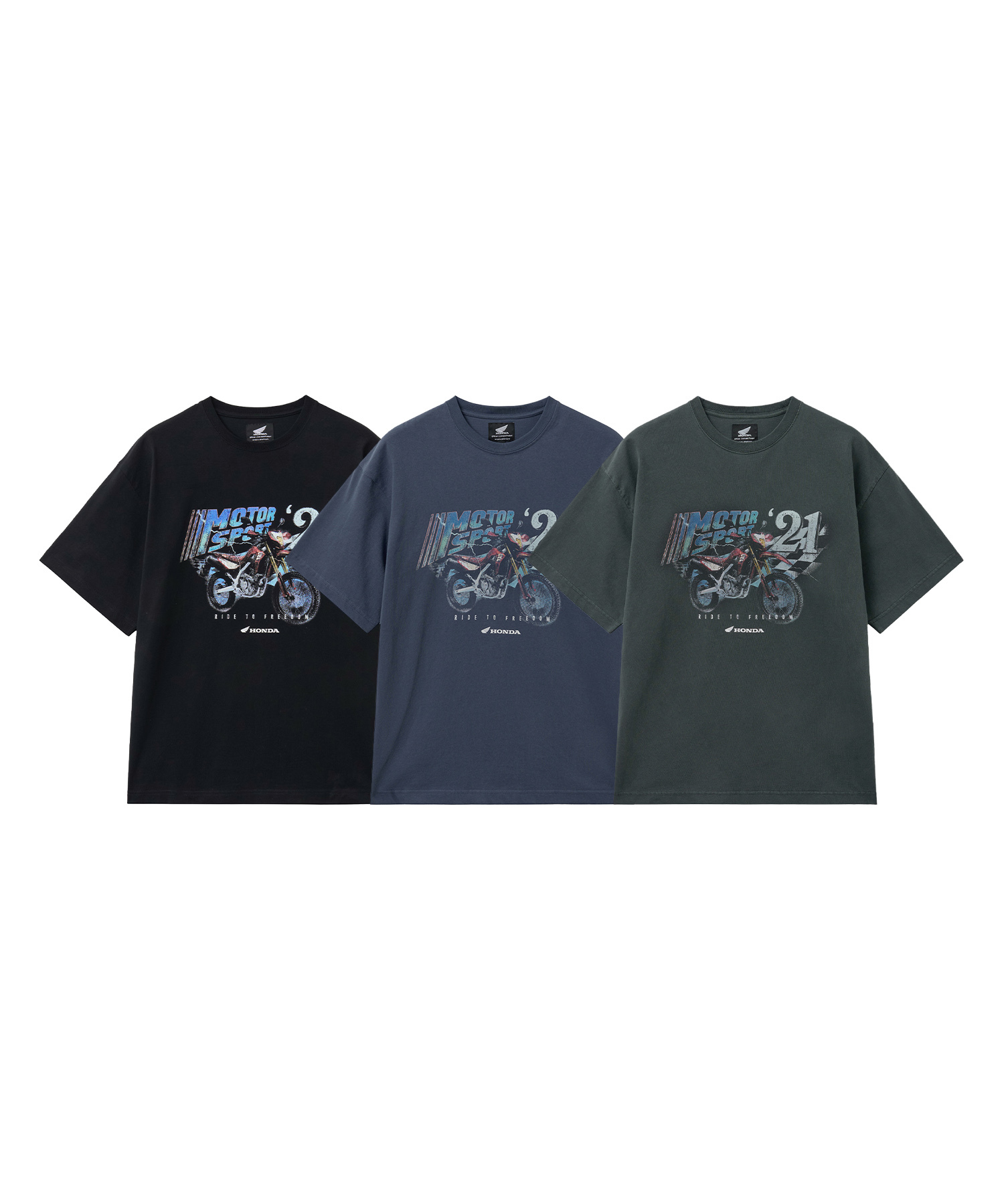Motor Sports Short Sleeve 3Colors