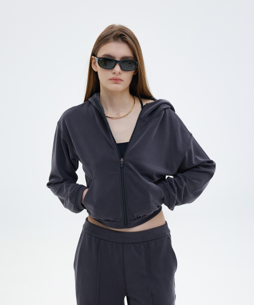 Худи на молнии air touch [Black]