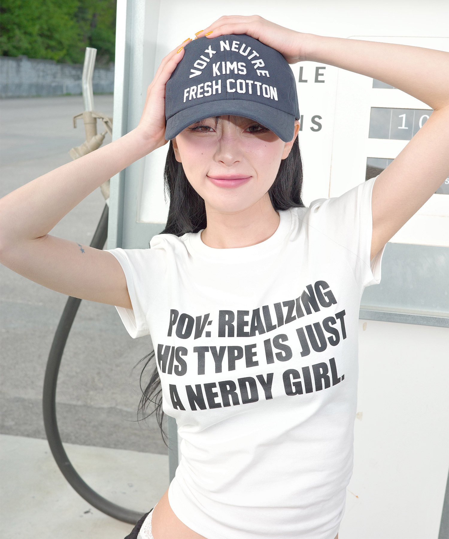 KIMS Voix Pov Logo Tee White