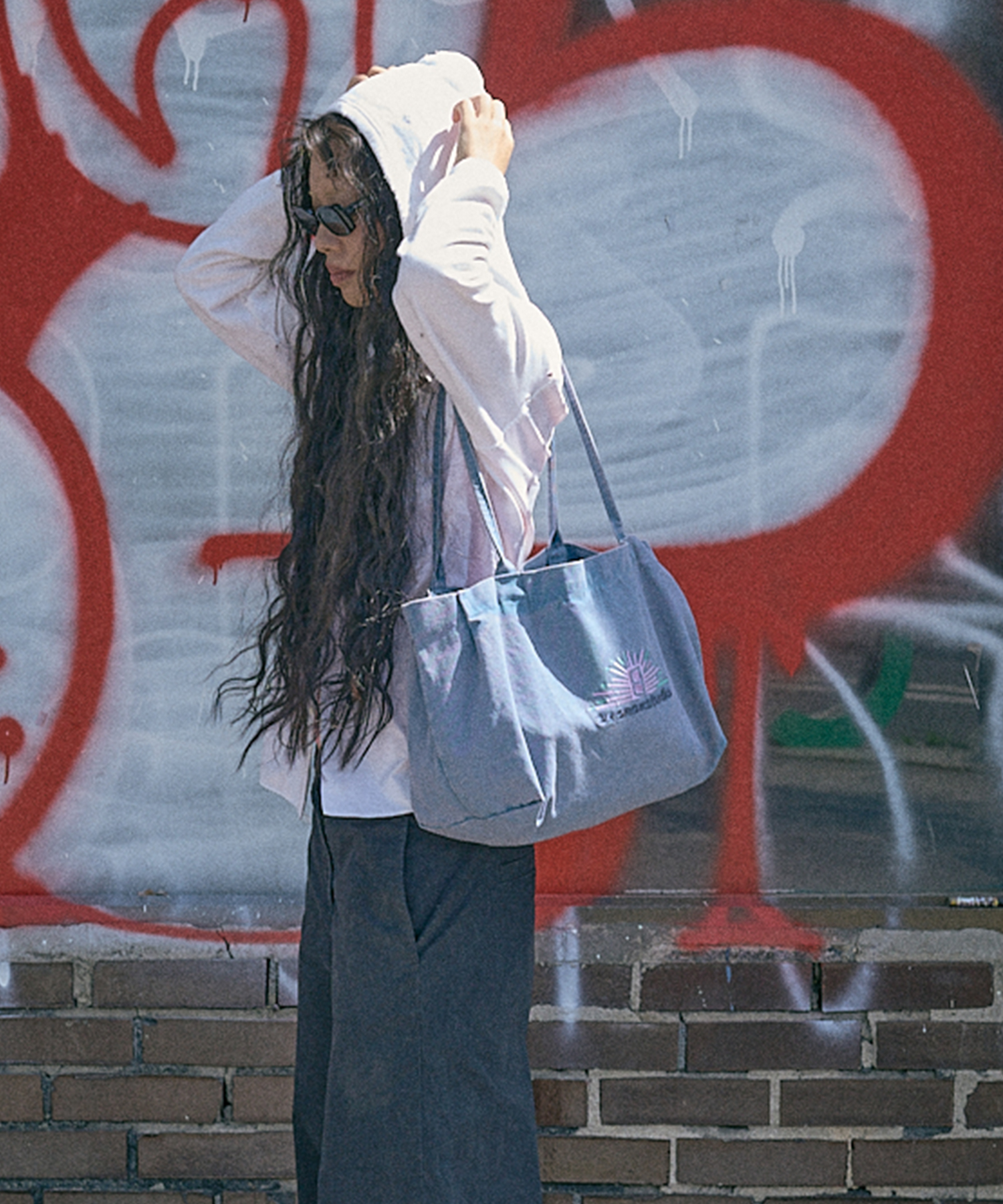 NAGAJA Canvas Bag #2 (Washed Sky)