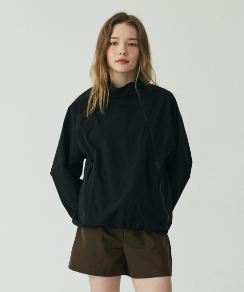 Асимметричная куртка Poise Black
