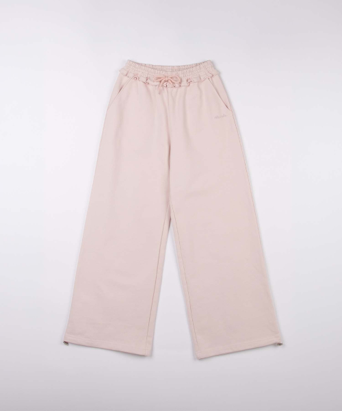 I LOVE ROLA PATCHWORK SWEAT PANTS LIGHT PINK