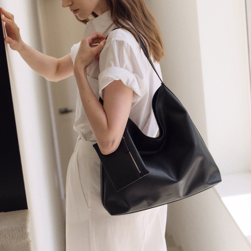 Pulpy hobo bag Black