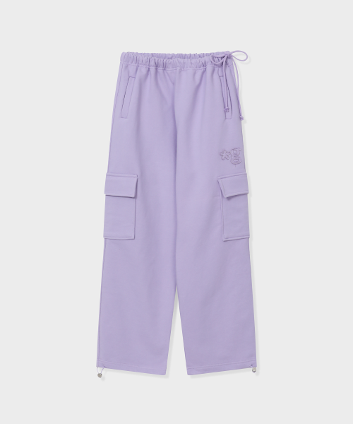 CARGO SWEATPANTS (LAVENDER)