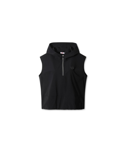 Women Cool Tricot Hooded Vest (Set-up) WWTCM26404BKX