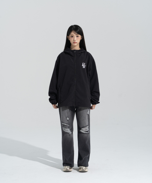 [PHASE_5] PW HOOD WINDBREAKER _BLACK / 8802026-JK01