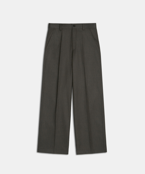 W Layne LB wide fit pants umber