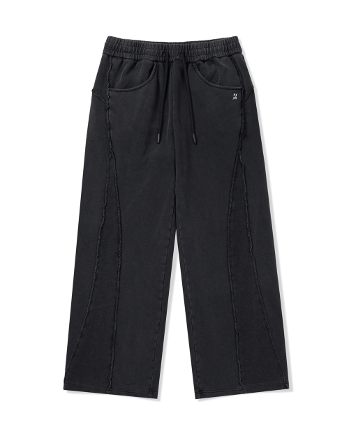 W Vintage Washed Wide Sweatpants