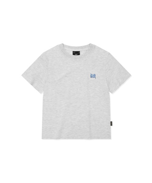 W WATER TAG TEE - ASH