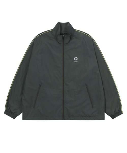 NYLON TRACK JACKET (GRAY)