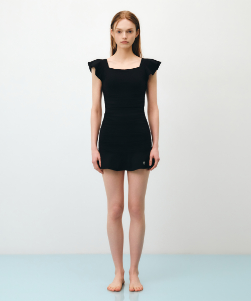 MARITHE SPORT W FLARE SWIMSUIT black