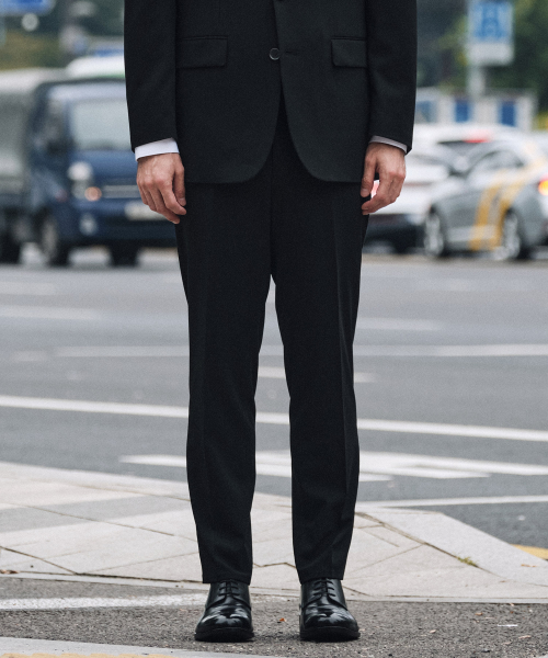 Эластичные брюки Tech-Poly Essential Formal_Black (Classic Fit)_SSLWZ51CSB