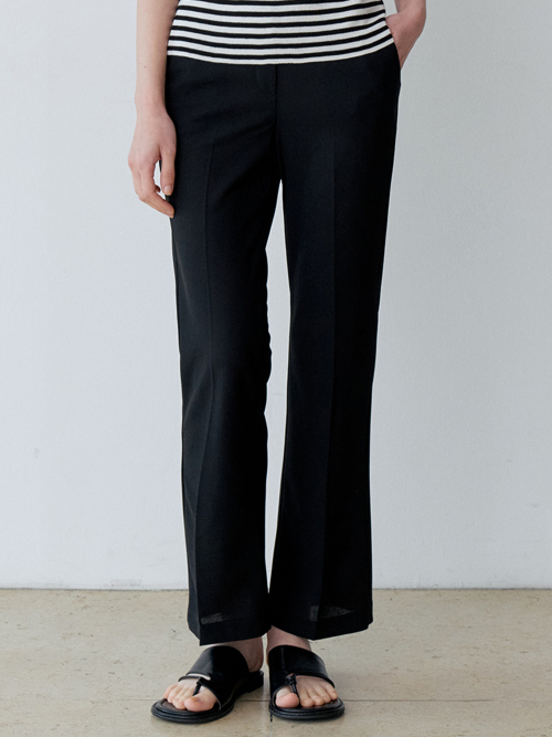 Полурасклешенные слаксы Comfort (BK)