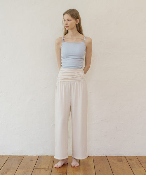Майка с открытой спиной Muse Back Point Tank Top Wispy Blue