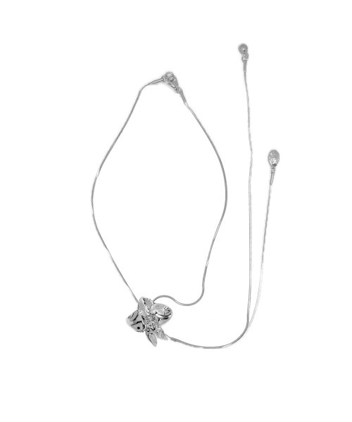 Slide Orchid Necklace