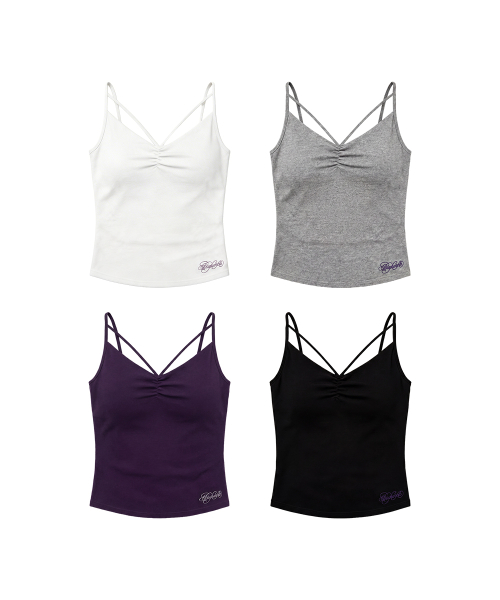 [2PACK]벨라 스트랩 나시 Vella Strap Sleeveless