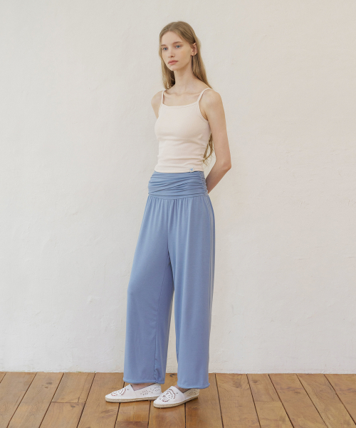 Драпированные брюки-трансформеры Muse Stone Wash Blue