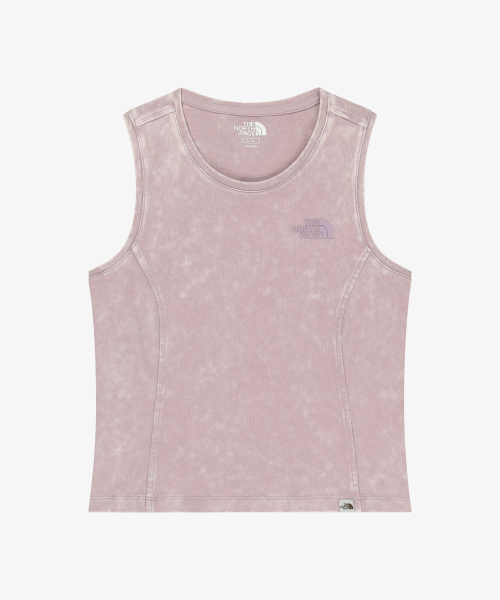 NT7VS31K 여성 오버엣지 슬리브리스 PALE PINK