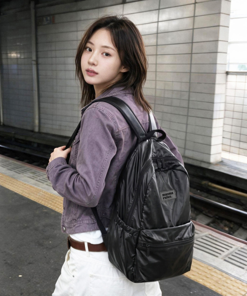 Daily backpack_Glow black