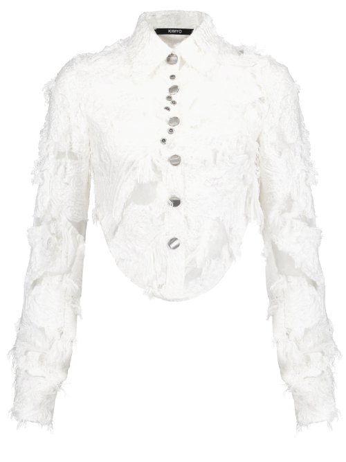 Рубашка Low Cut High Leg White