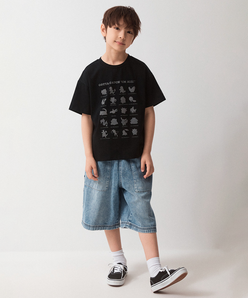 [키즈] (포켓몬) 반팔티 (RE)(Black)_SPRLG37KU5