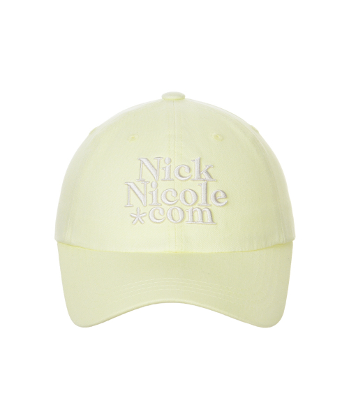 NN DOTCOM SIGNATURE BALL CAP_YELLOW CREAM