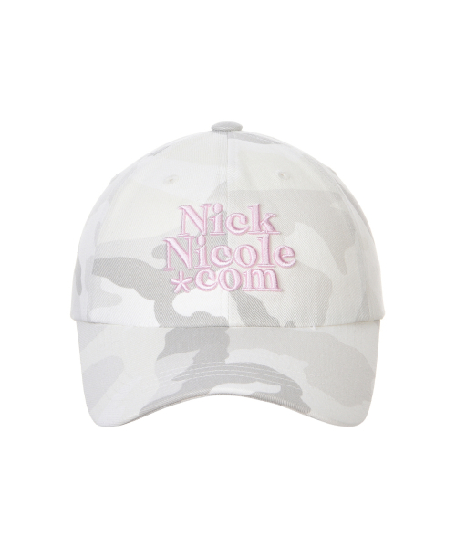 NN DOTCOM SIGNATURE BALL CAP_CAMO IVORY PINK