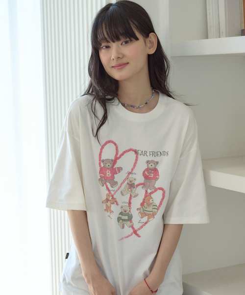 Футболка DTP Bear Friends Cream