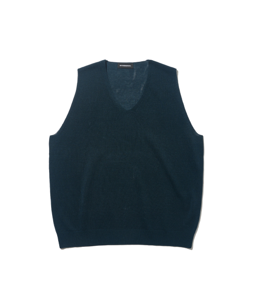 Летний льняной жилет (Blue Green)