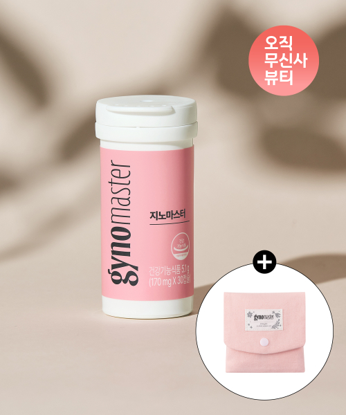 [오무뷰] 질유산균 30캡슐(1개월분)+코튼파우치