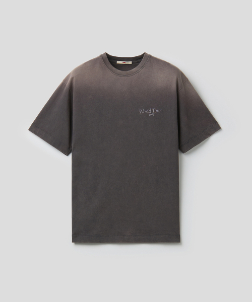WORLD TOUR TEE (CHARCOAL)