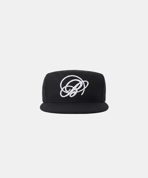 Big B Logo Pillbox Cap - Black