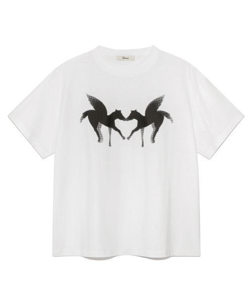 [YOON SOAP X DEINET] OVERSIZE T-SHIRT IN WHITE