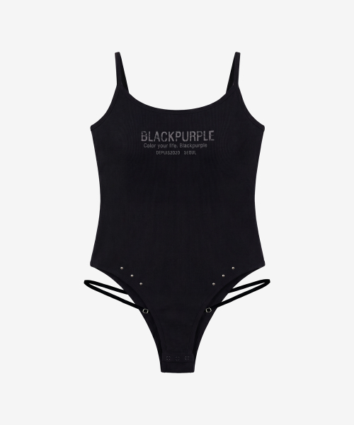 Боди-майка с вырезами_Black Cutout Body Suit_Black