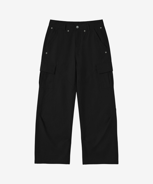 Брюки карго с карманами Module Pocket Cargo Pants_Black