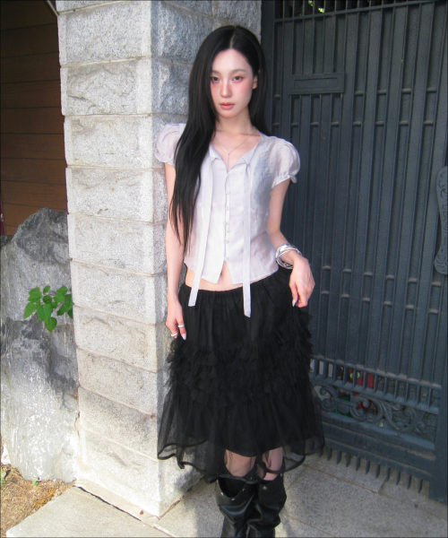 레이스 레이어드 스커트 RE WHG56TS_MIWWHG73QS