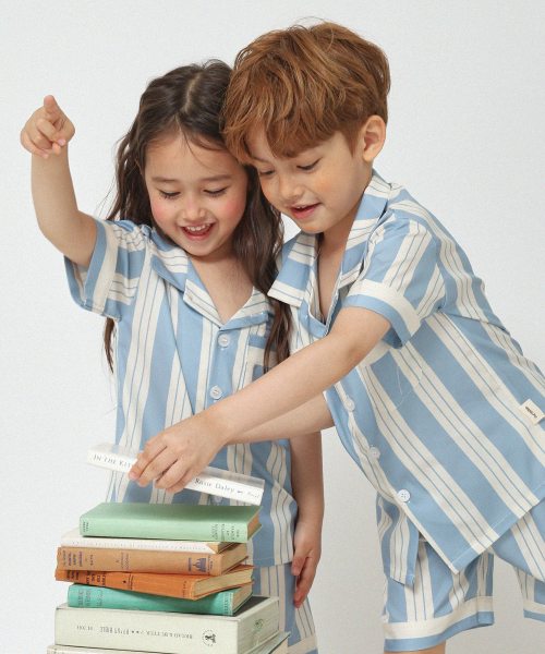 (uni) 스탠다드 파리 키즈 반팔 파자마 7Size
