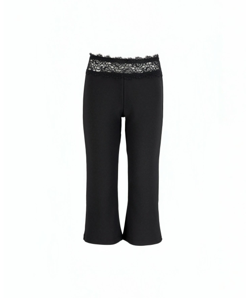 Lace High Waist Capri брюки