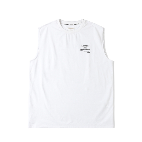 Спортивная майка с надписью White ITA2XS01AWH