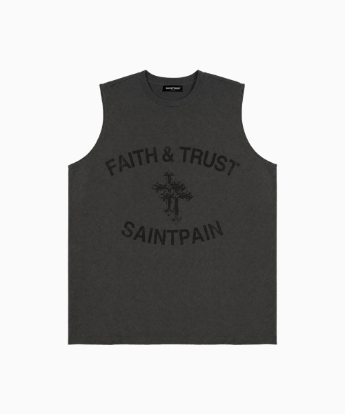 Майка SP Air Cotton Faith & Trust, Charcoal