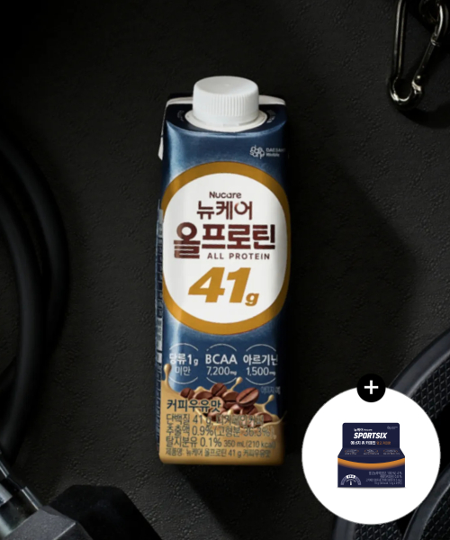 18팩) 뉴케어 올프로틴 41g 고단백 드링크 커피우유맛 350ml