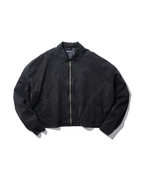 FULL ZIP BLOUSON - чёрный